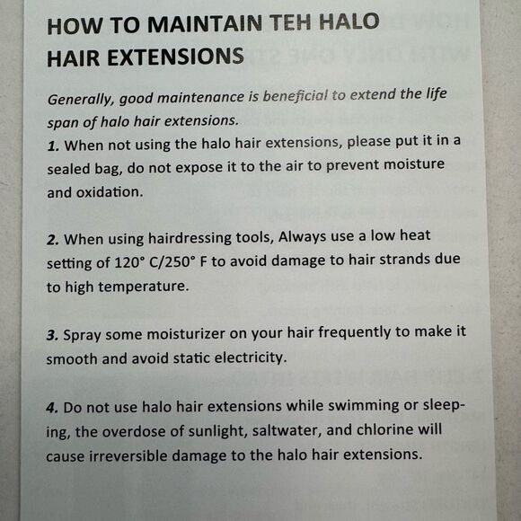 Remy Human Hair Extensions - Blonde 10” - Picture 6 of 8